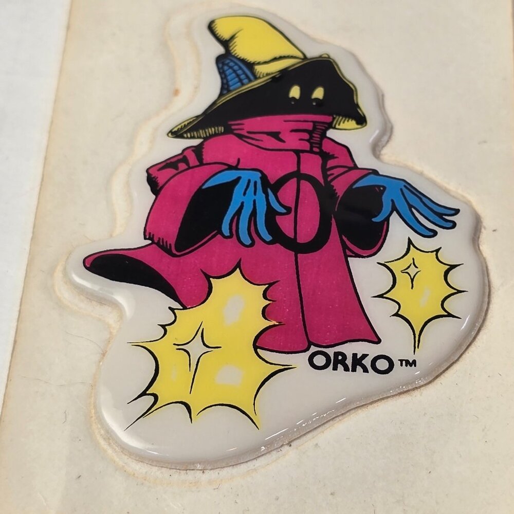 Vintage Sticker Puffy MOTU Orko He-Man Masters of the Universe Mattel 1984 80s - Picture 3 of 5